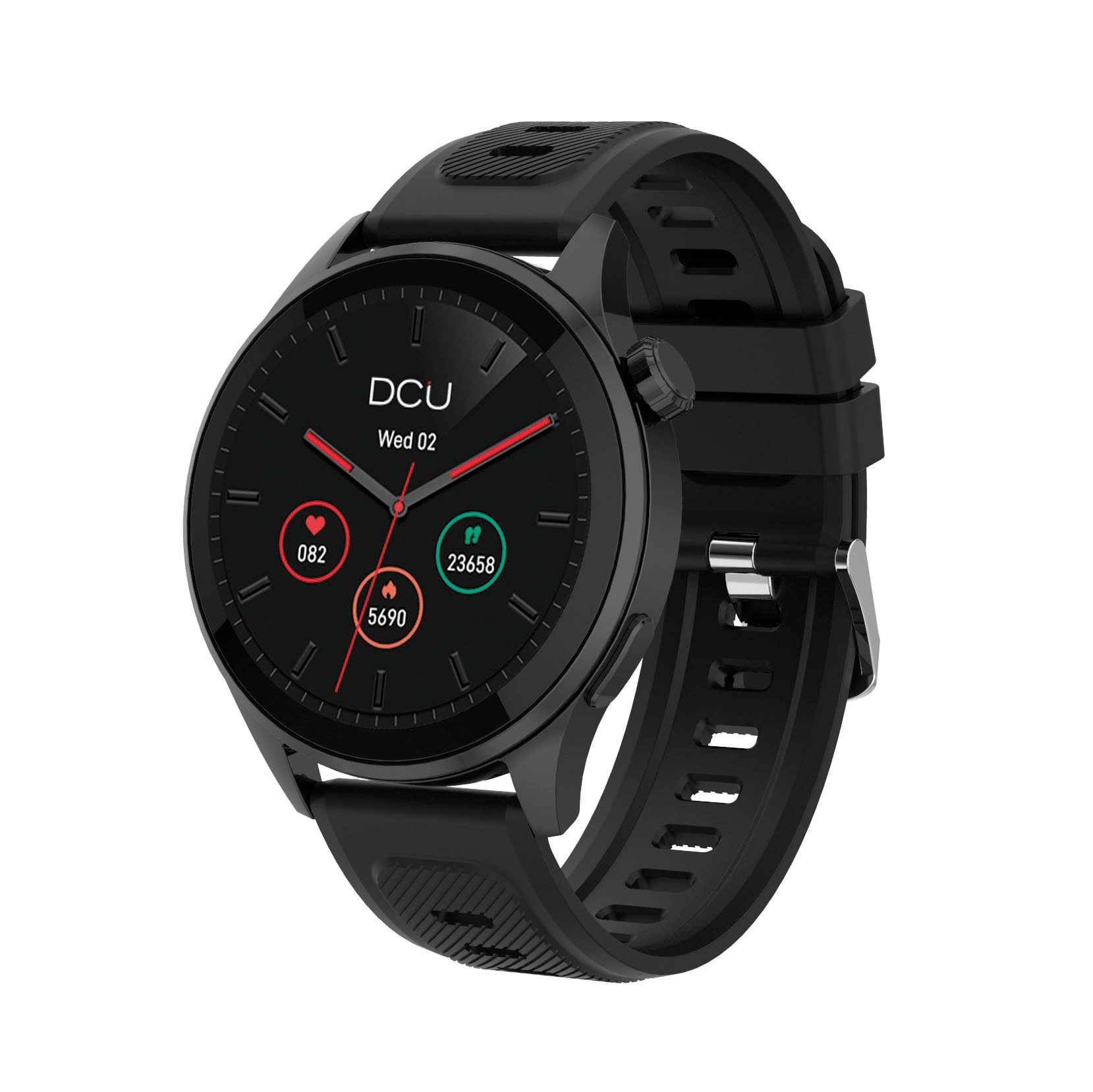 34157085 Relojes inteligentes y deportivos 3,66 cm (1.44") AMOLED 46 mm Digital 466 x 466 Pixeles Pantalla táctil Negro GPS (satélite)
