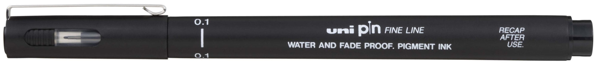 Pin rotulador de punta fina Negro