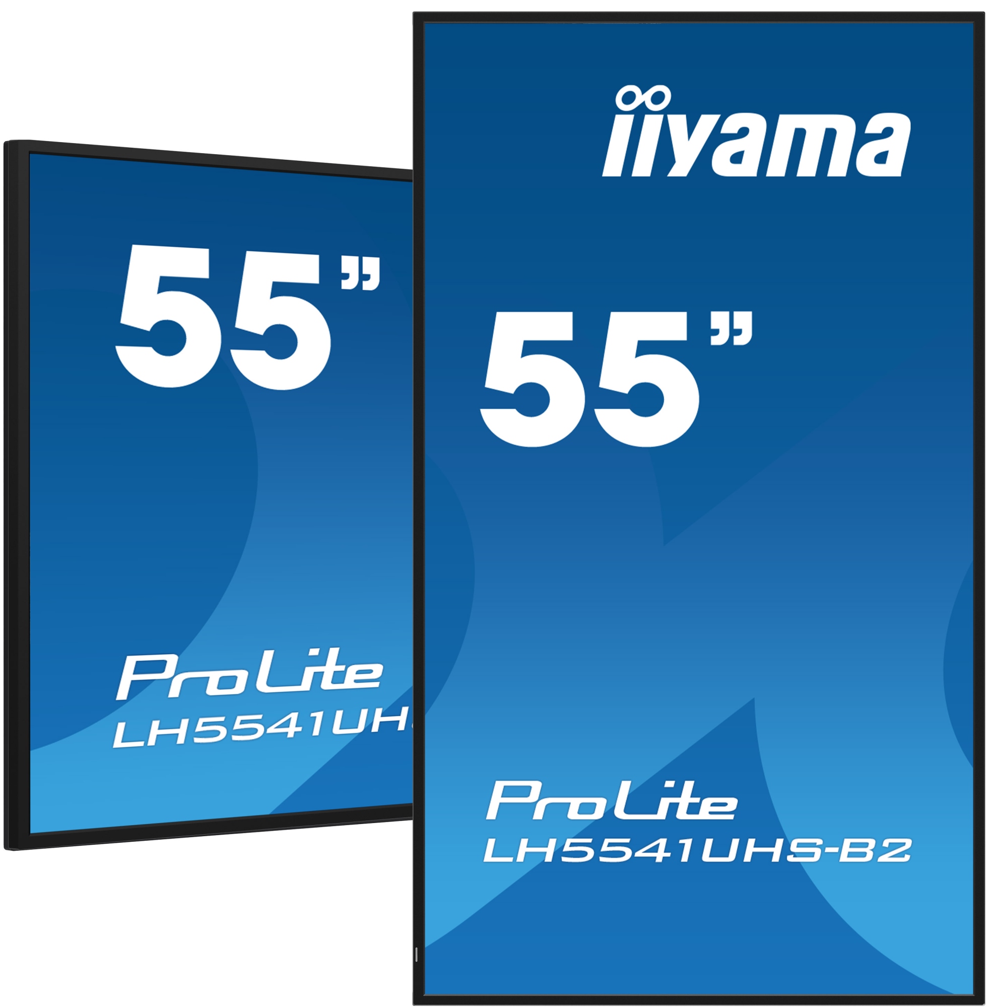 LH5541UHS-B2 pantalla de señalización Diseño de quiosco 138,7 cm (54.6") LCD 500 cd / m² 4K Ultra HD Negro Procesador incorporado 24/7