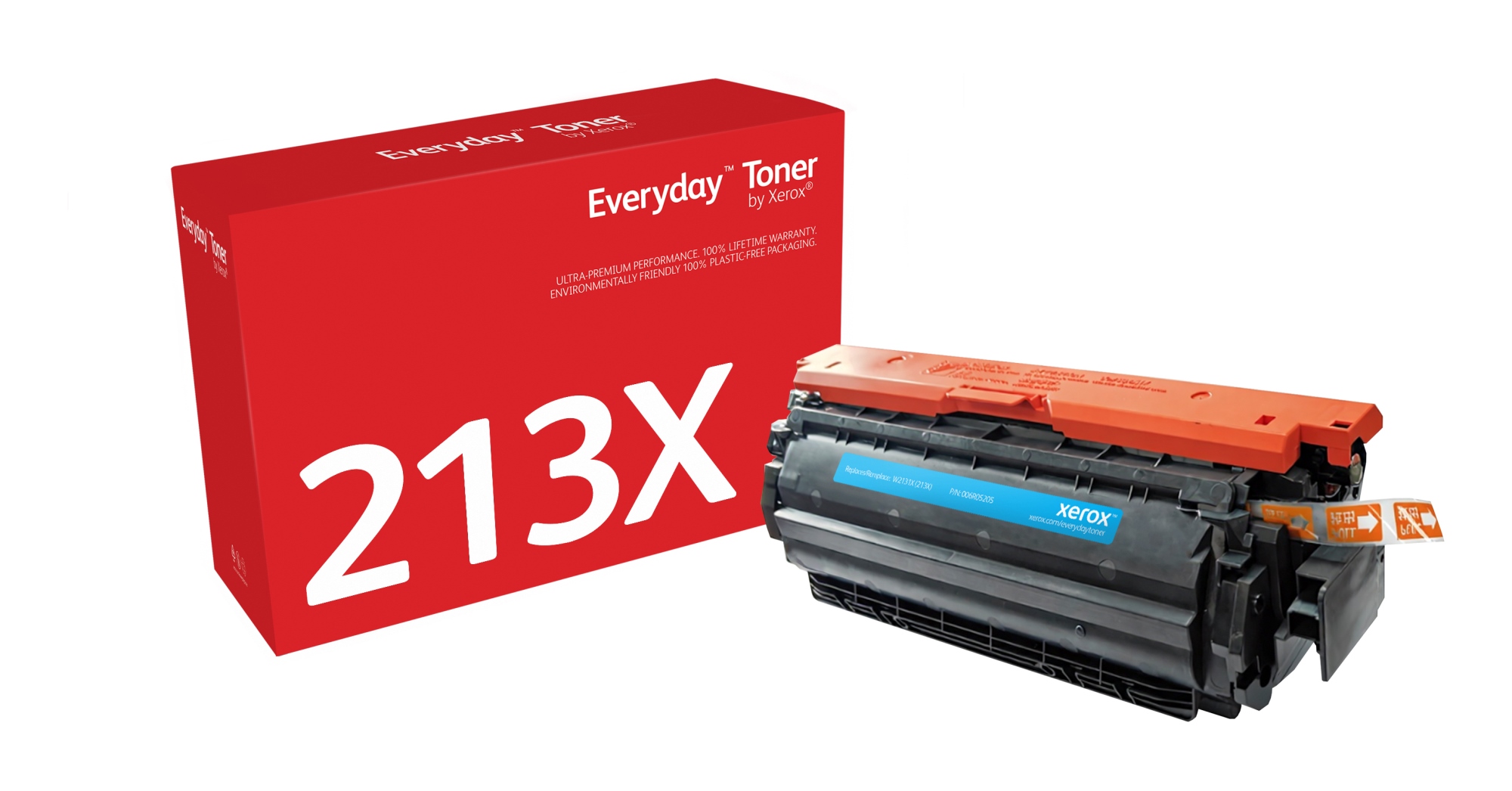 Everyday Toner Everyday Cian di Xerox compatibile con HP 213X (W2131X), Capacidad alta