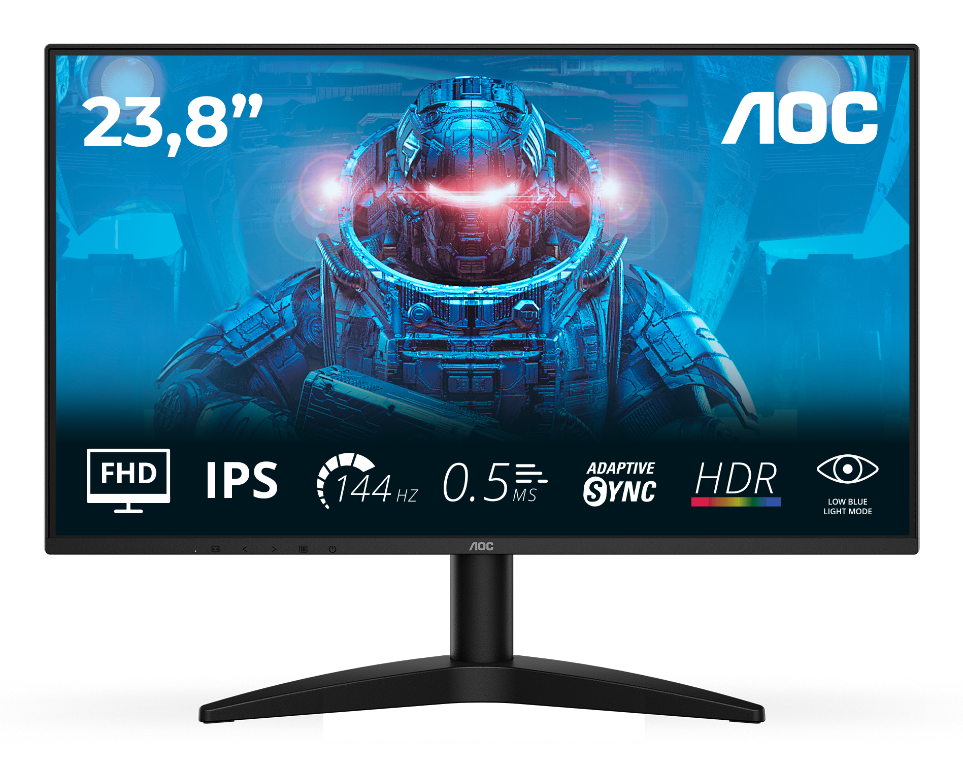 B3 24B36X pantalla para PC 60,5 cm (23.8") 1920 x 1080 Pixeles Full HD LED Negro