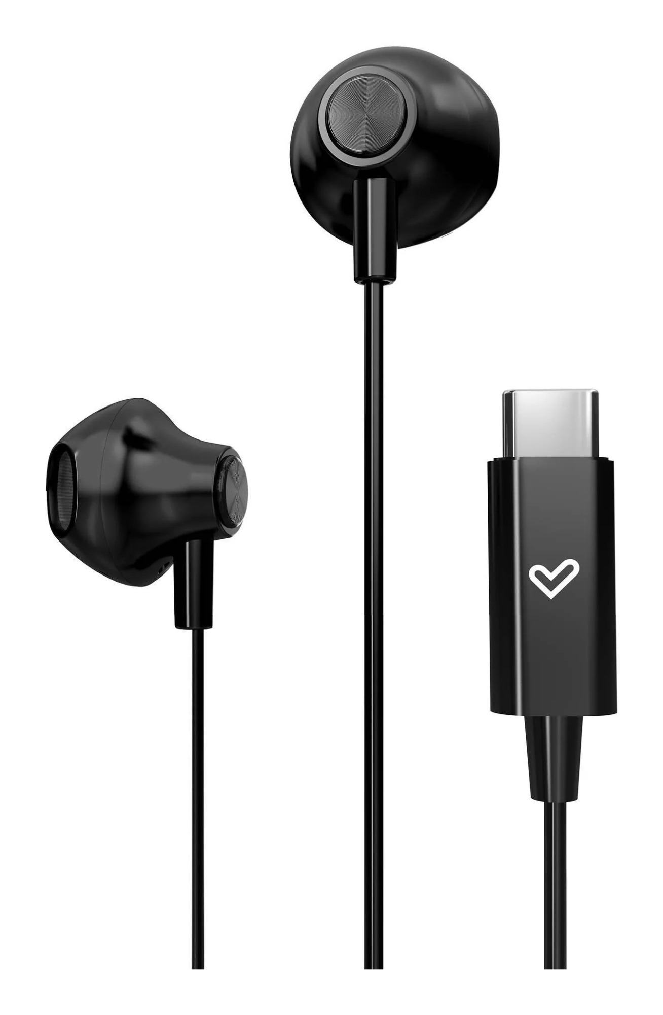 EasyPods Auriculares Alámbrico Dentro de oído Llamadas/Música USB Tipo C Negro