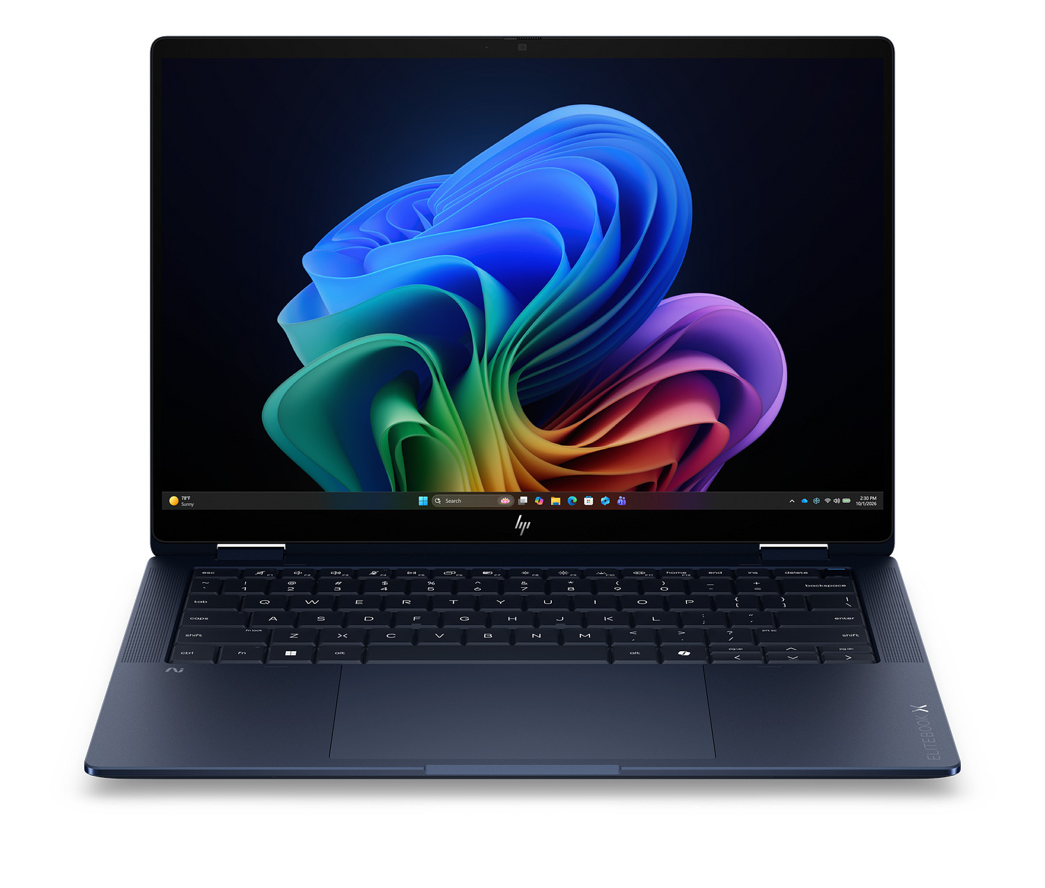 EliteBook X Flip G2i 14 inch Notebook Next Gen AI PC Wolf Pro Security Edition Copilot+ PC Intel Core Ultra 5 325 Híbrido (2-en-1) 35,6 cm (14") Pantalla táctil WUXGA 32 GB LPDDR5x-SDRAM 512 GB SSD Wi-Fi 7 (802.11be) Windows 11 Pro Azul