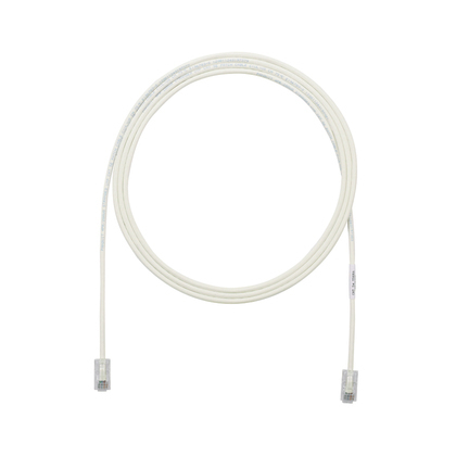 Cat 6A 28AWG UTP Patch Cord, CM/LSZH, Of cable de red Blanco 1 m Cat6a U/UTP (UTP)