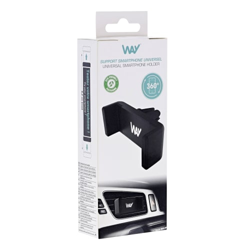 WAIR soporte Soporte activo para teléfono móvil Teléfono móvil/smartphone Negro