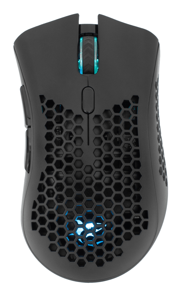 LIONEL-B ratón Juego Ambidextro Bluetooth Óptico 10000 DPI