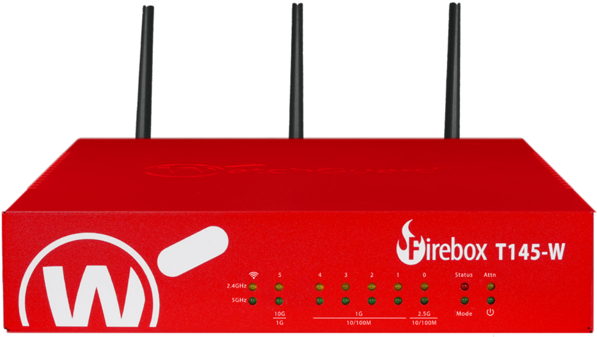 Firebox T145-W cortafuegos (hardware) 1U 0,71 Gbit/s