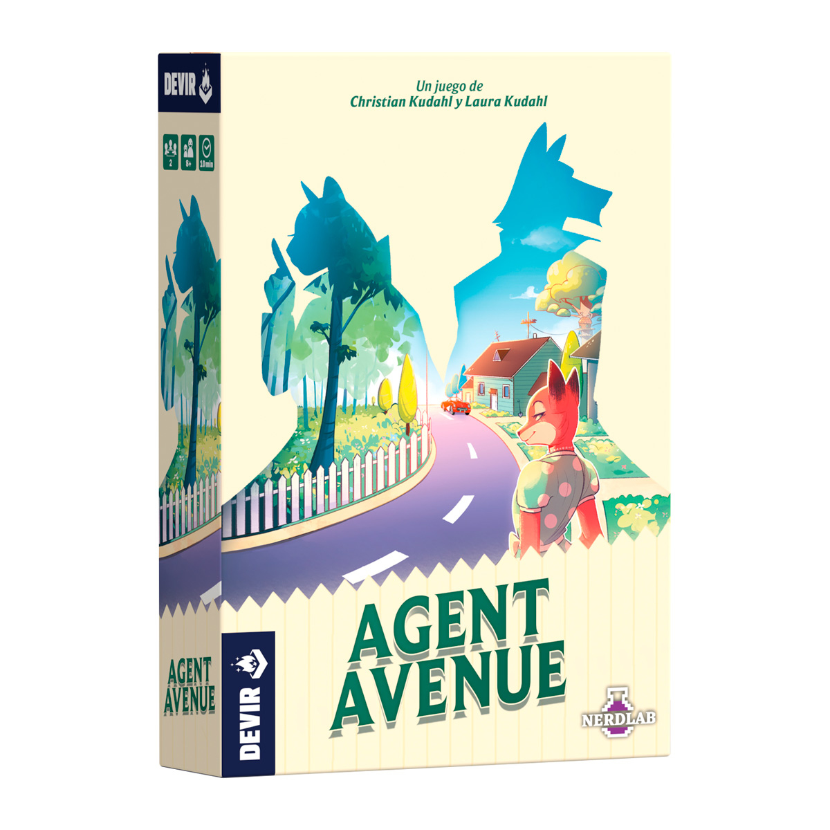 Agent Avenue 15 min Juego de mesa Familia