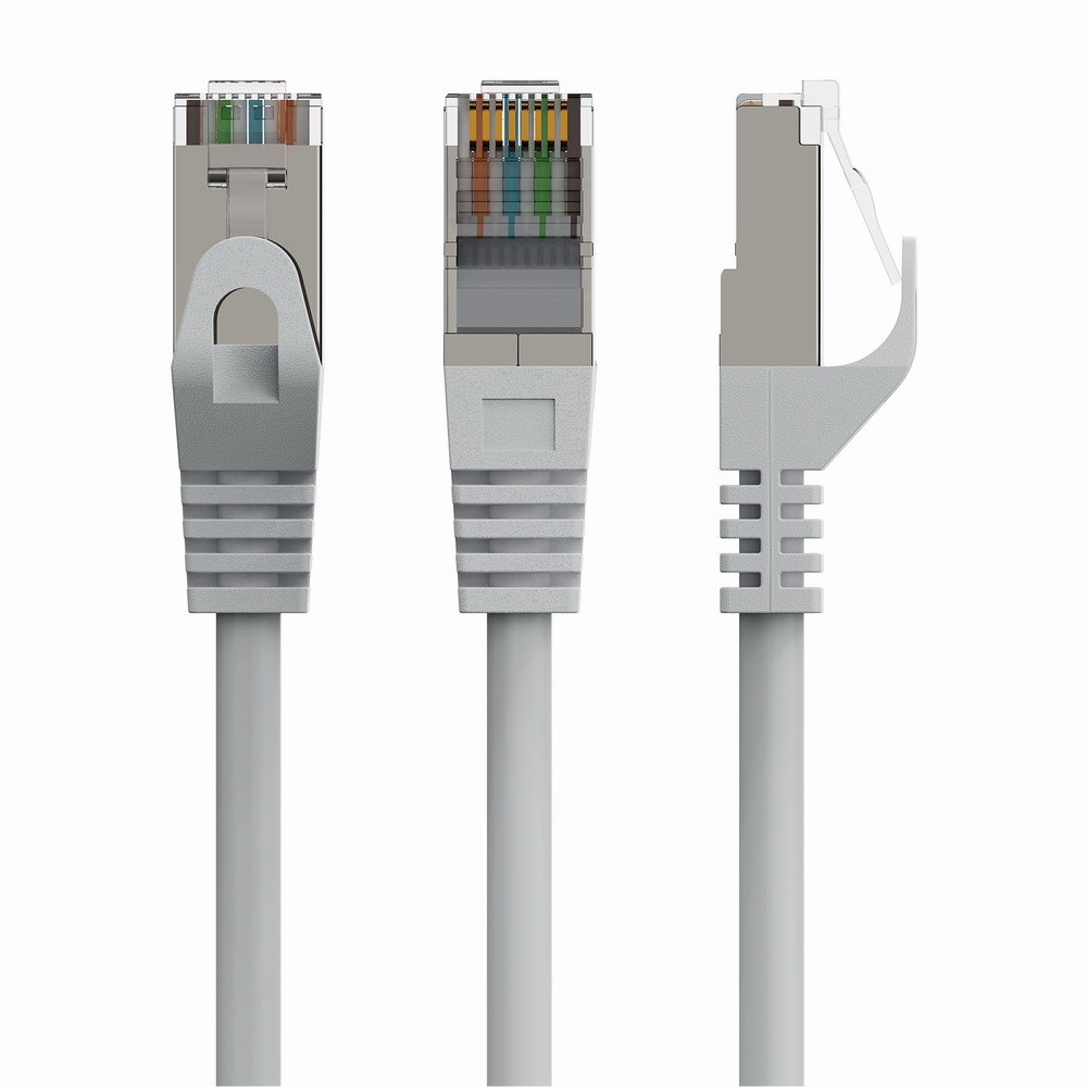 PP6-2M cable de red Gris Cat6 F/UTP (FTP)