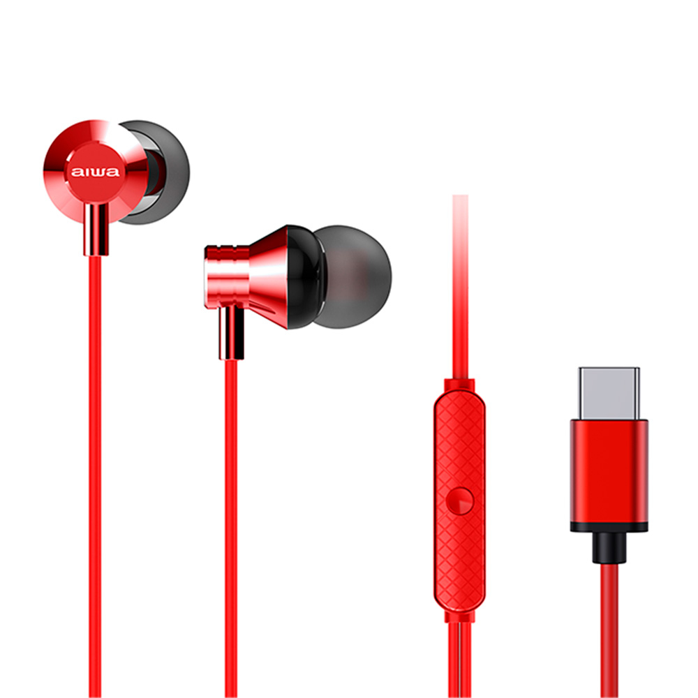 ESTM-50USB-C Auriculares Alámbrico Dentro de oído Llamadas/Música USB Tipo C Rojo