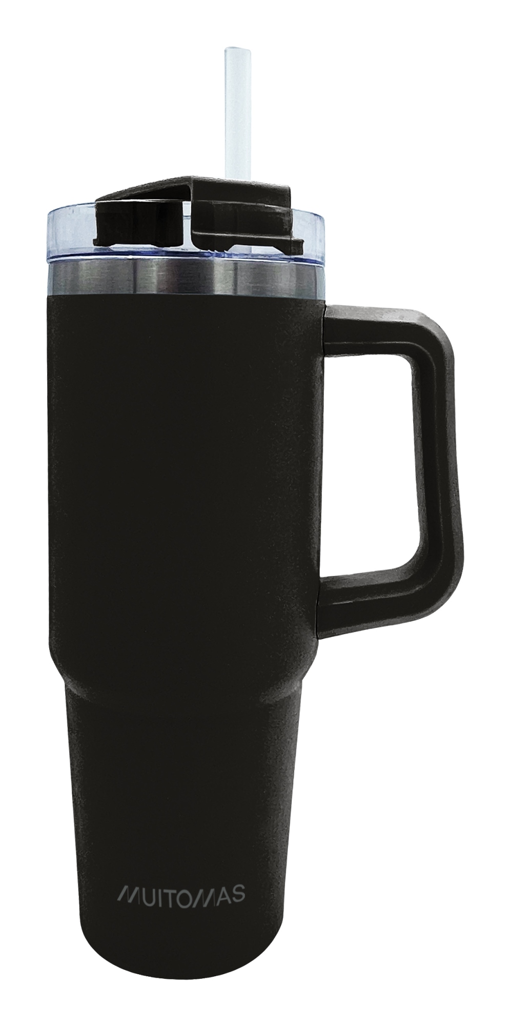 TRAVELMUG900BK taza de viaje 900 ml Negro Acero inoxidable