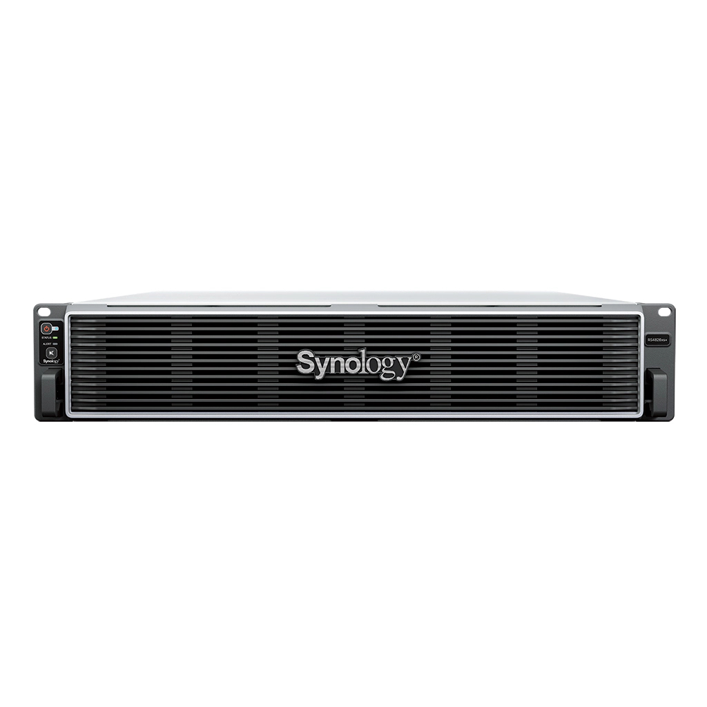 RackStation RS4826XS+ servidor de almacenamiento NAS Bastidor (2U) Intel® Xeon® D-1739 16 GB DDR4 Negro, Plata