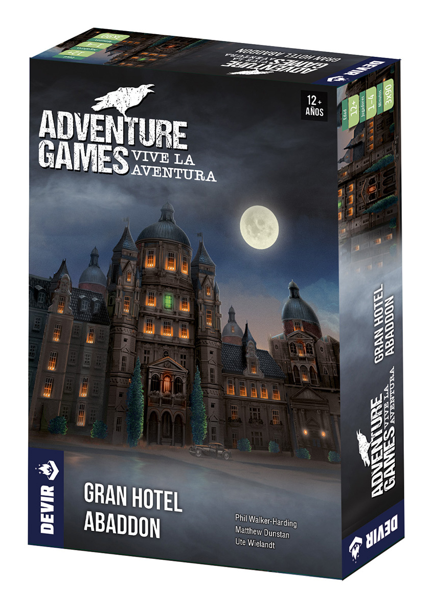 Grand Hotel Abaddon Adventure Games: Gran Hotel Abaddon 60 min Juego de mesa Familia