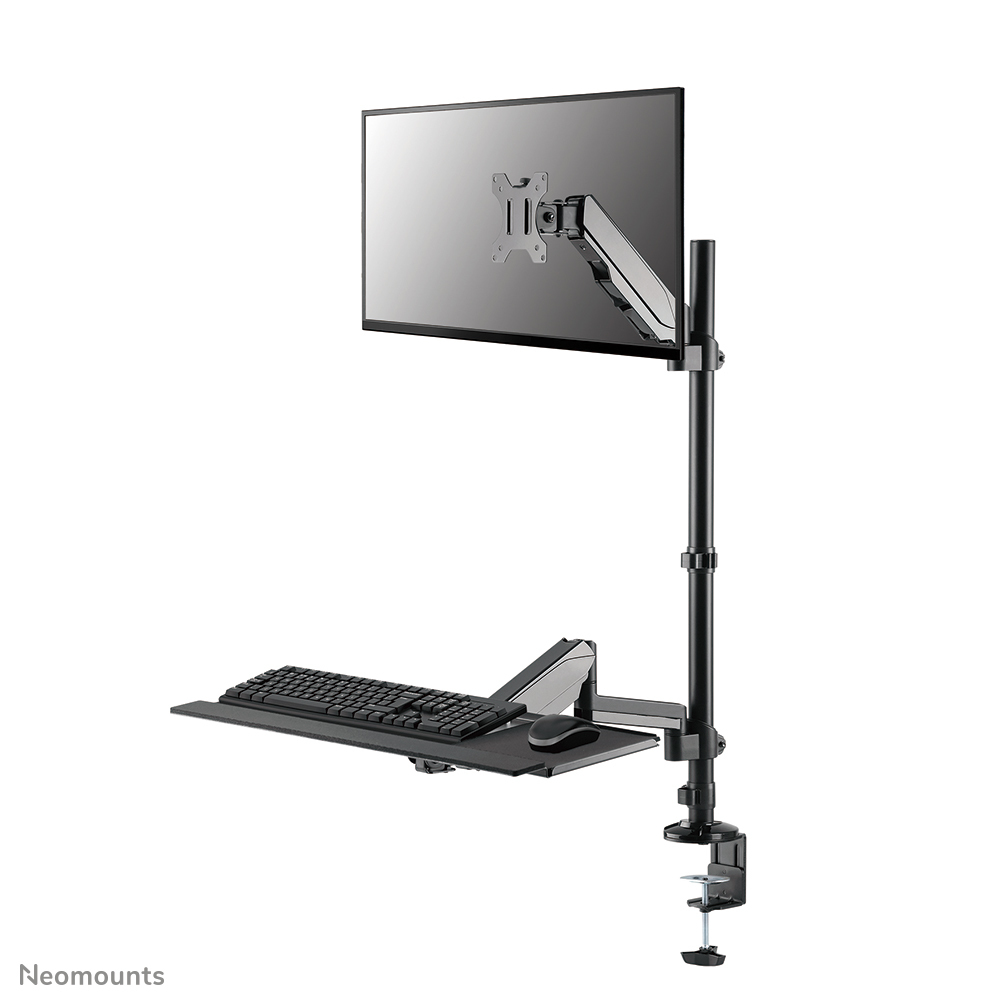 DS90-325BL1 Soporte de sobremesa para puesto de trabajo de pie/sentado 17-32" - resorte de gas