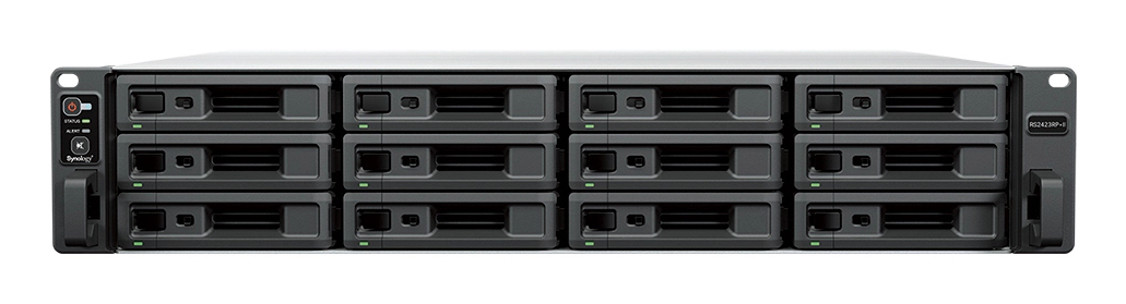 RackStation RS2423RP+II NAS Bastidor (2U) AMD Ryzen V1780B 8 GB DDR4 0 TB DiskStation Manager Negro