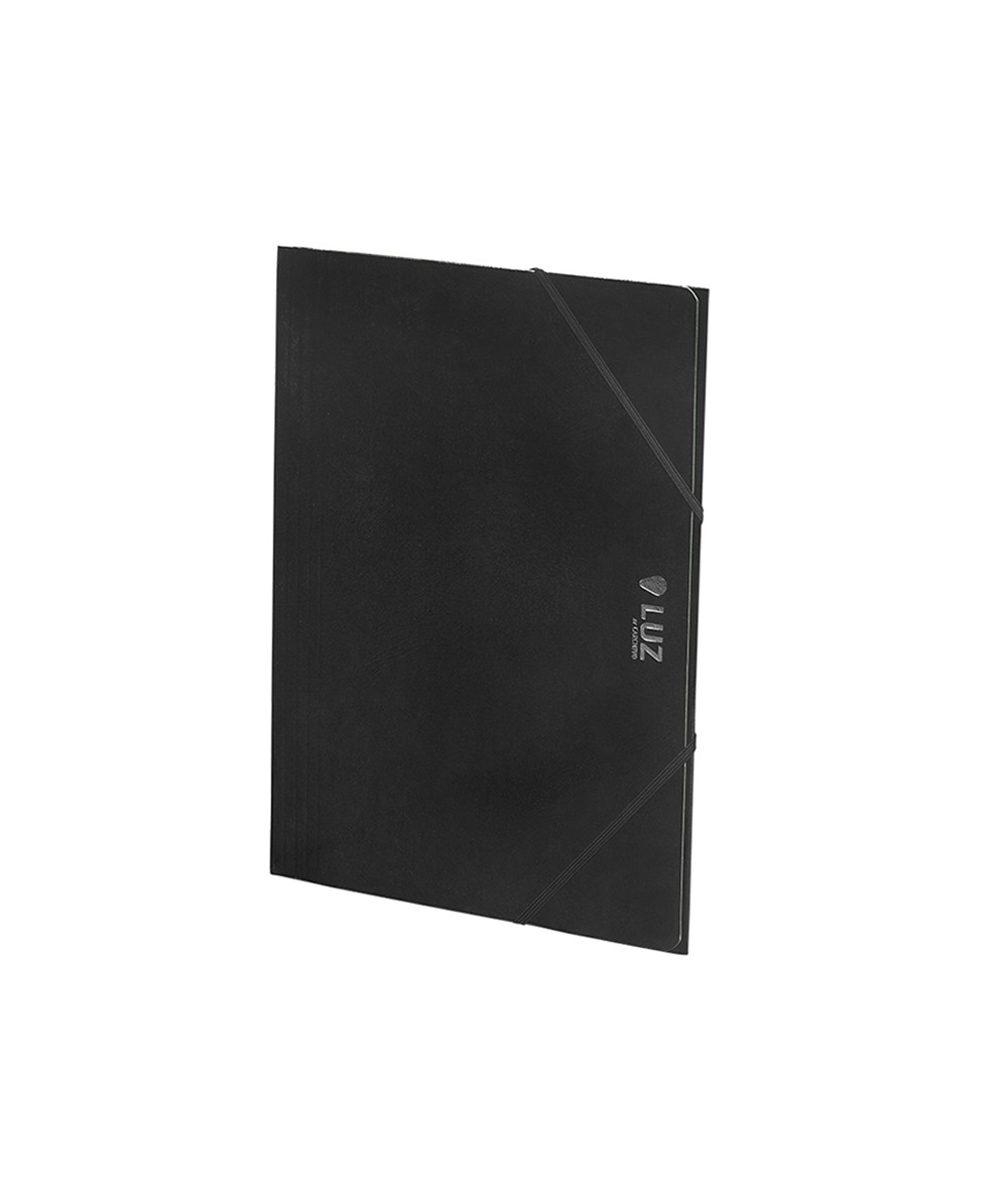 2033L06 carpeta Cartón Negro A4