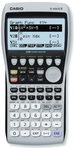 FX-9860GII calculadora Escritorio Calculadora gráfica Negro, Gris