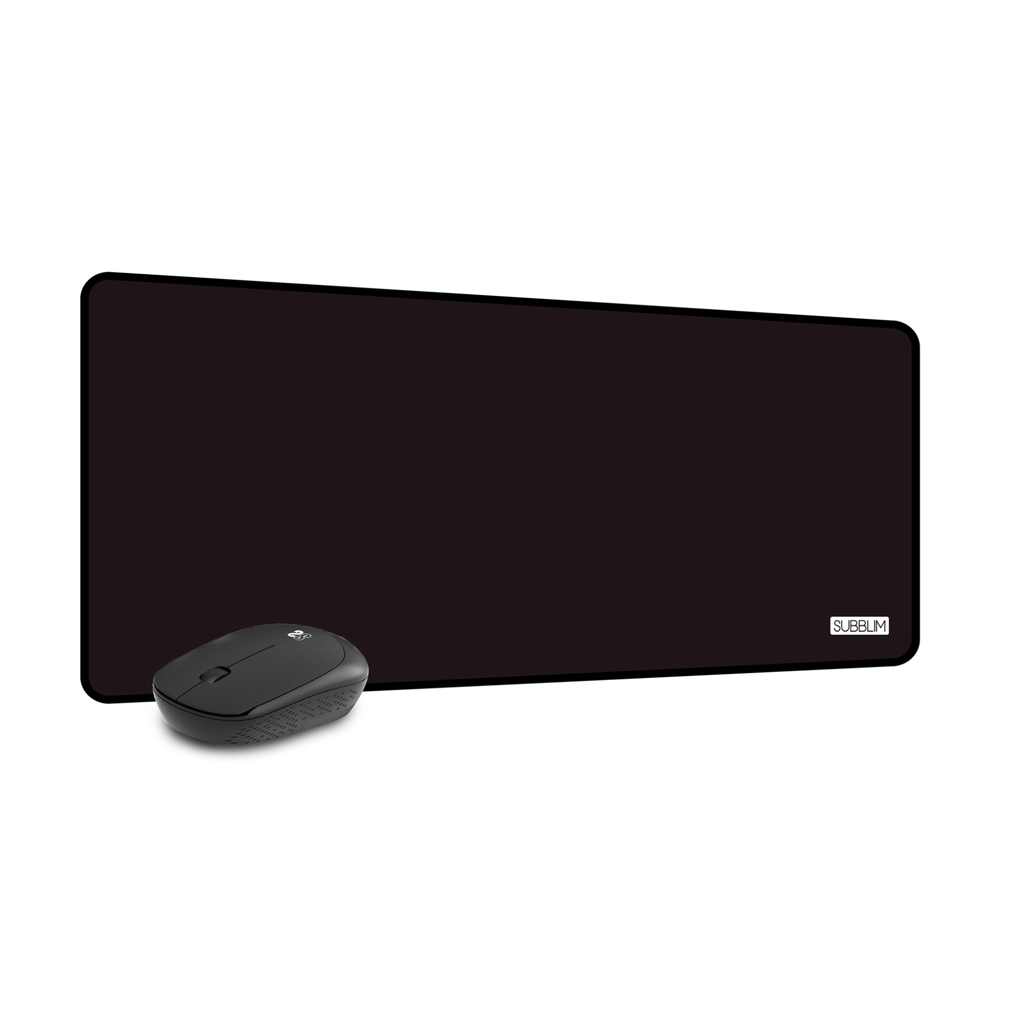 Alfombrilla con Ratón Harmony Pack Mousepad XL + Wireless Mouse Black