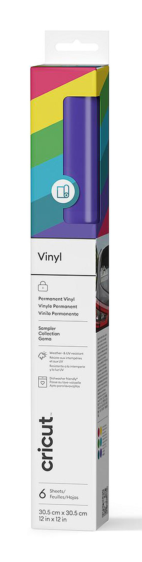 Premium Lámina de vinilo de transferencia térmica Vinilo de termotransferencia liso 6 hojas