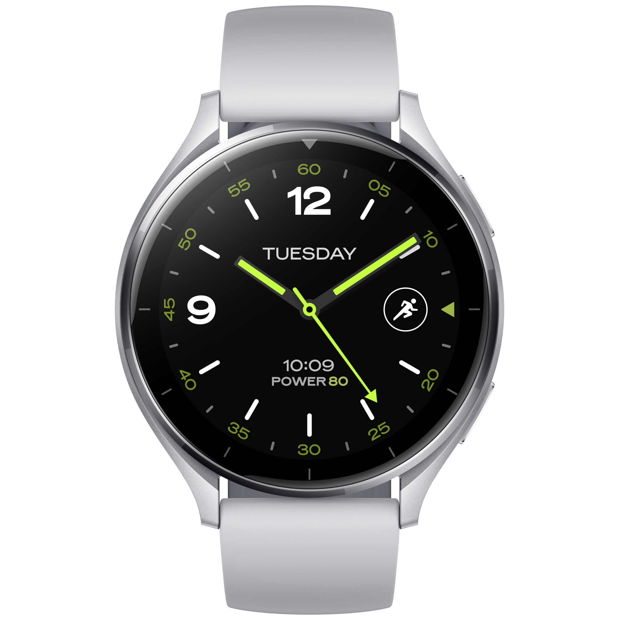 Watch 2 3,63 cm (1.43") AMOLED 46 mm Digital 466 x 466 Pixeles Pantalla táctil Plata Wifi GPS (satélite)