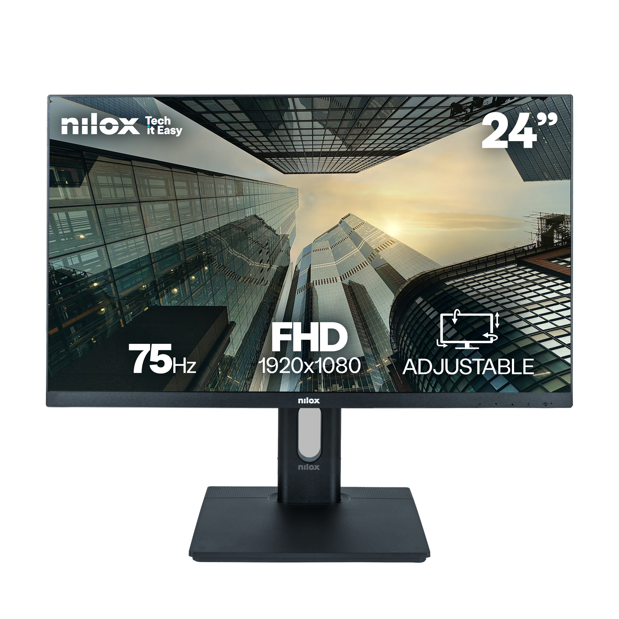 NXM24REGWEB01 pantalla para PC 60,5 cm (23.8") 1920 x 1080 Pixeles Full HD LED Negro