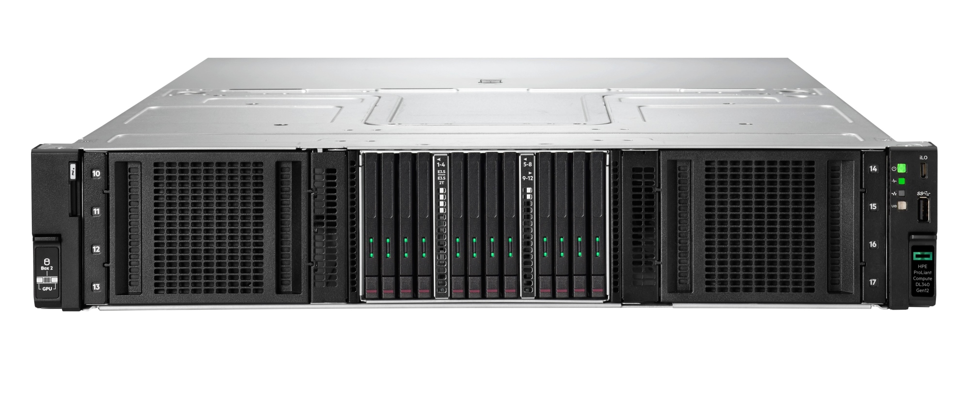 ProLiant Compute DL340 Gen12 6505P 12c 1x64GB-R 8SFF MR408i-o 2x480GB SSD 2x1000W PS EU Server
