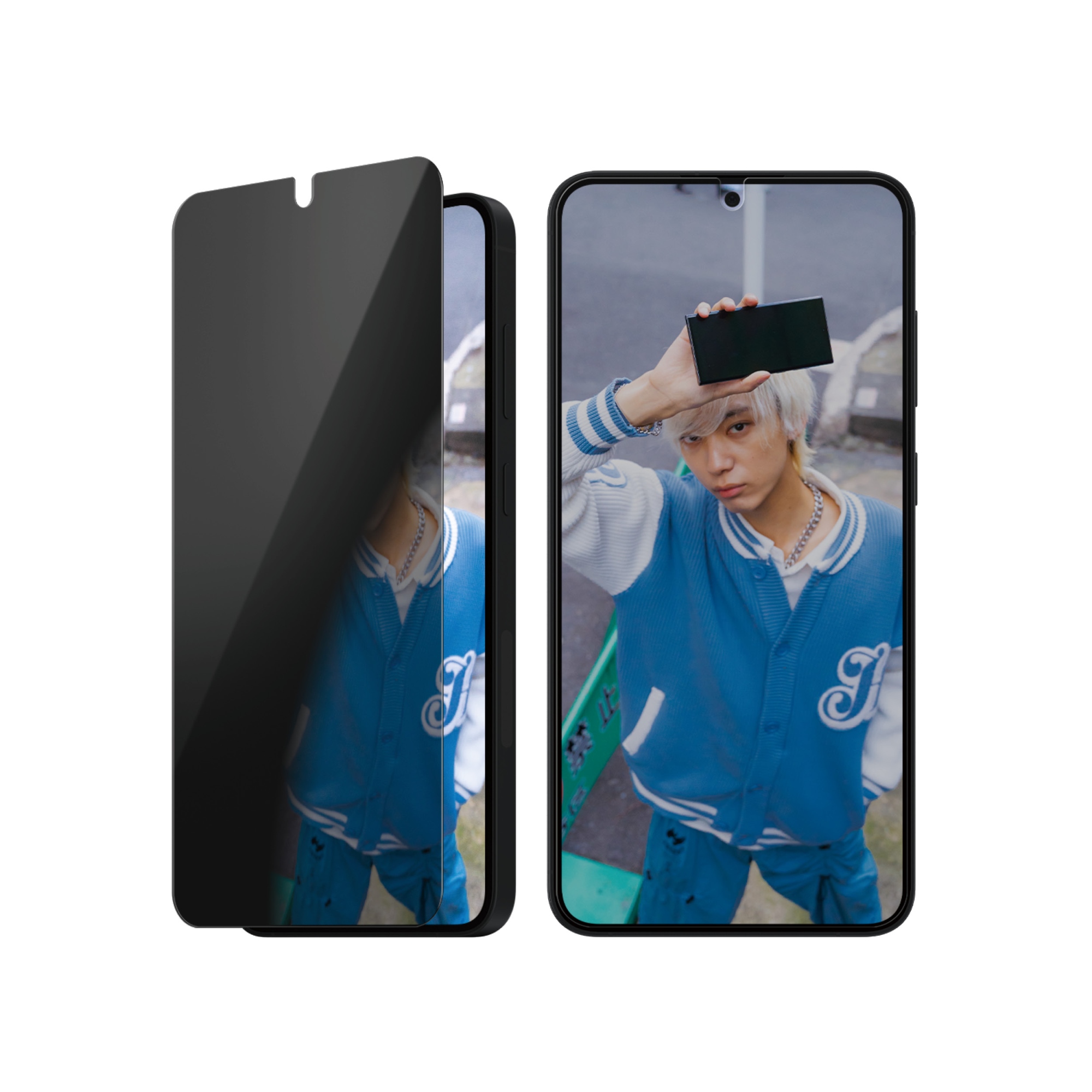 2-Way Privacy Screen Protector Samsung Galaxy S25+ | S24+ | Ultra-Wide Fit Protector de pantalla 1 pieza(s)