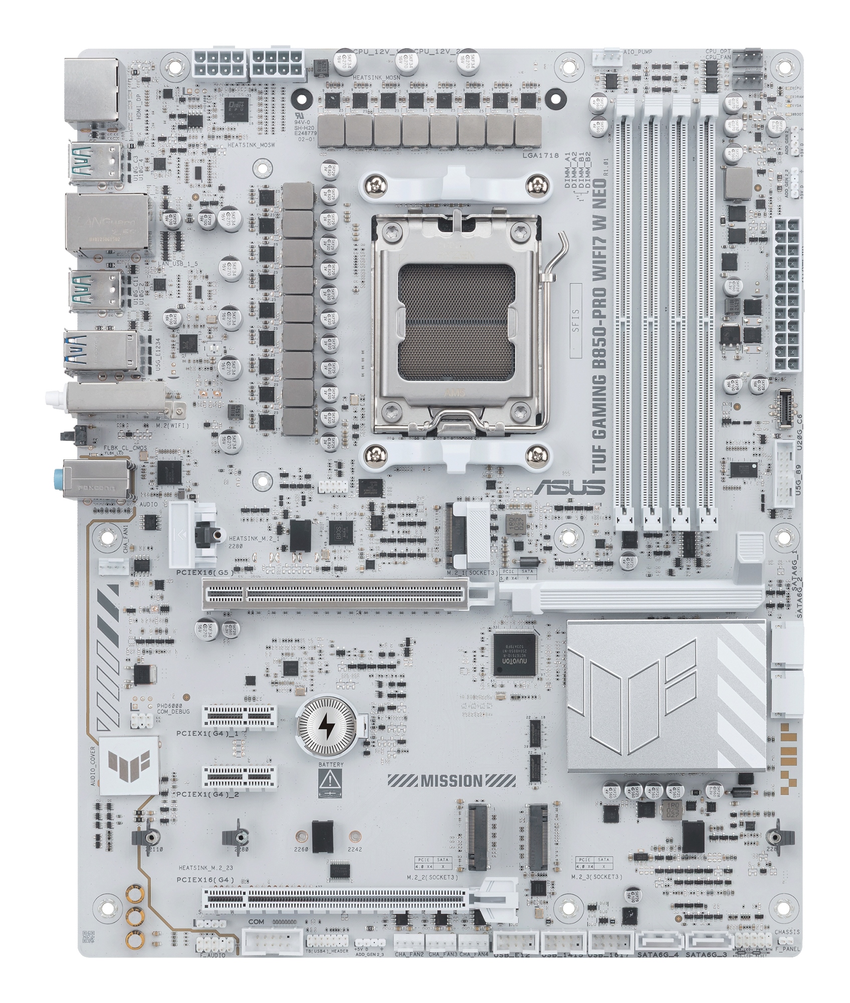 TUF GAMING B850-PRO WIFI7 W NEO AMD B850 Zócalo AM5 ATX