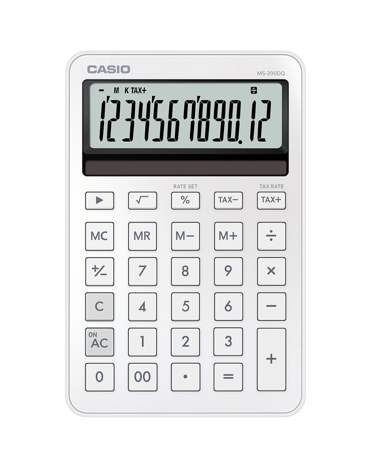 MS-200DQ calculadora Escritorio Calculadora básica Blanco