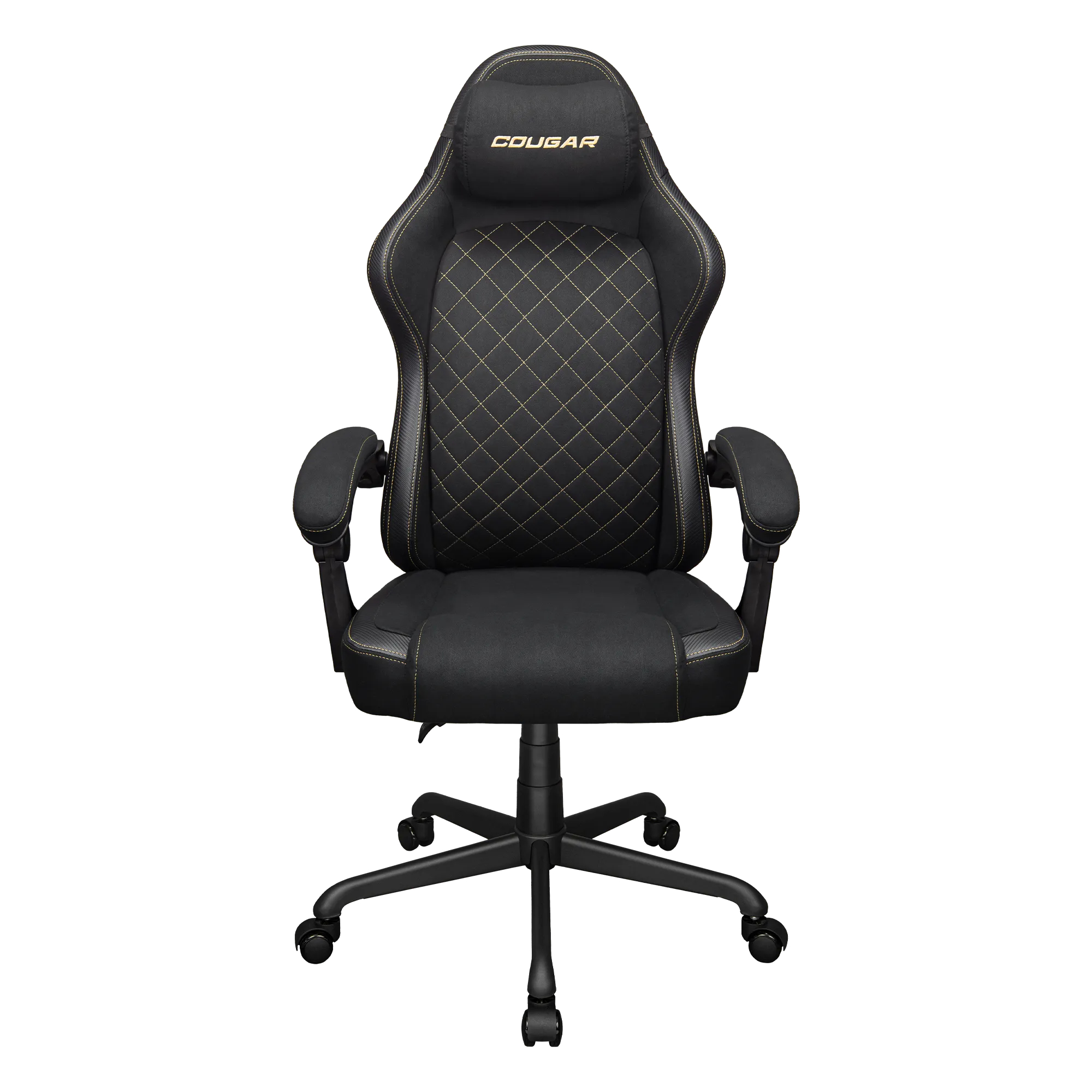 CGR-FXF-GLB Silla para videojuegos universal Asiento acolchado Negro, Oro