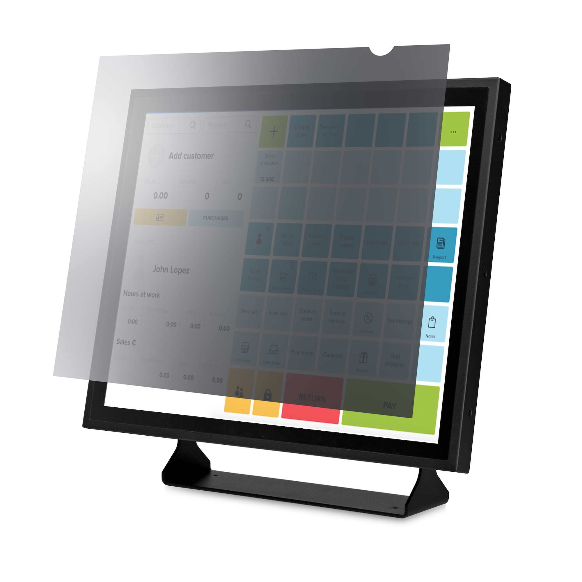 Filtro de Privacidad de 19 Pulgadas 5:4 para Monitor - Pantalla de Privacidad Protector Anti Brillo - Anti Luz Azul con Reducción del 51% - Ángulo de +/- 30°