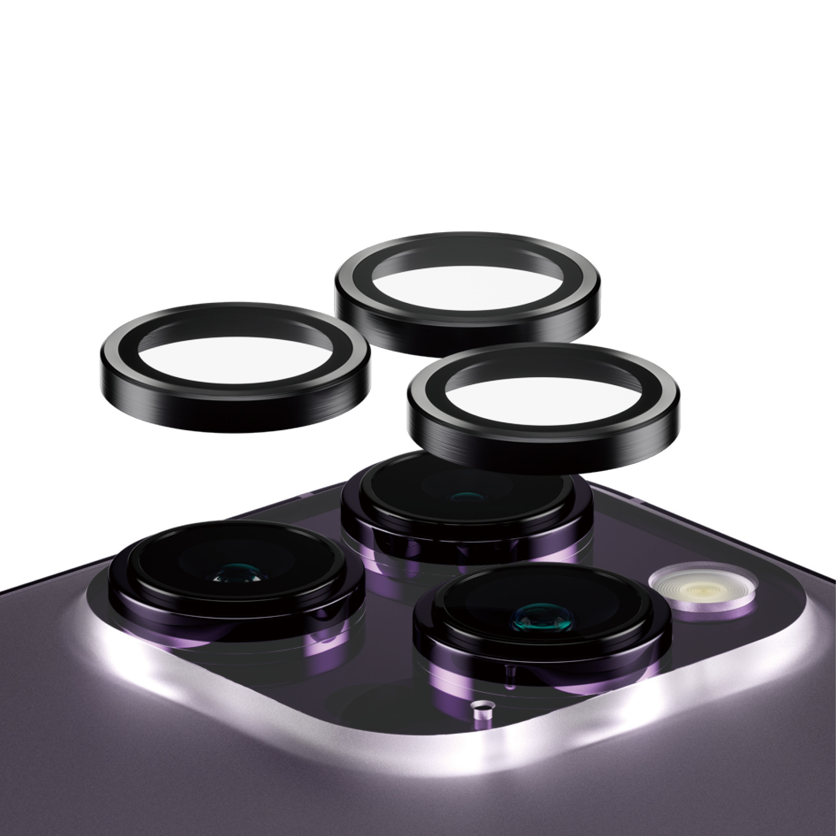 Hoops® Camera Lens Protector Black iPhone 14 Pro | 14 Pro Max Protector de pantalla Apple 1 pieza(s)
