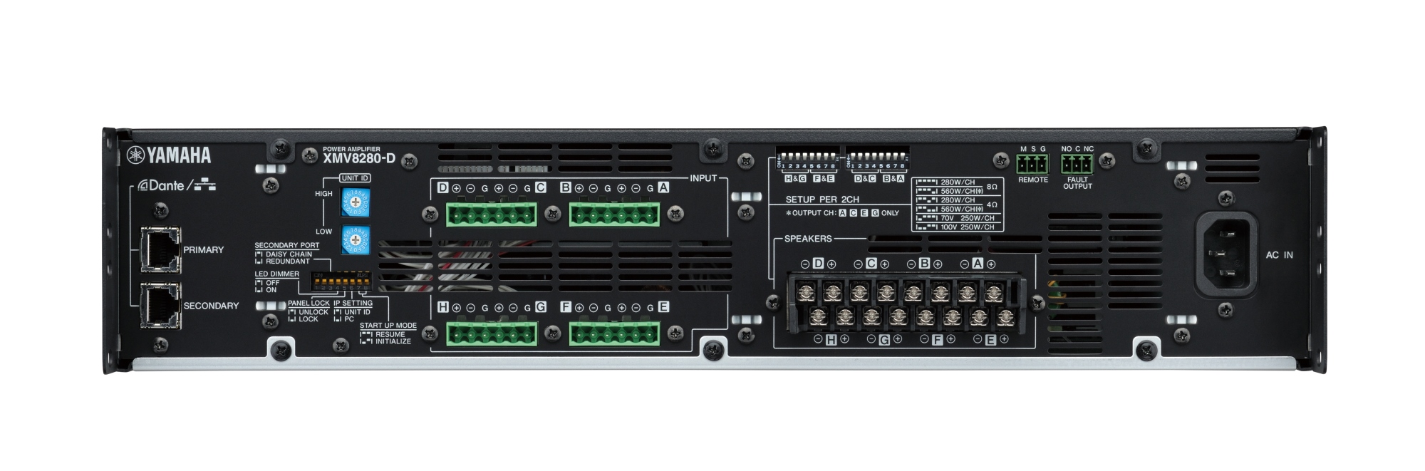 XMV8280-D amplificador de audio Hogar Negro, Gris