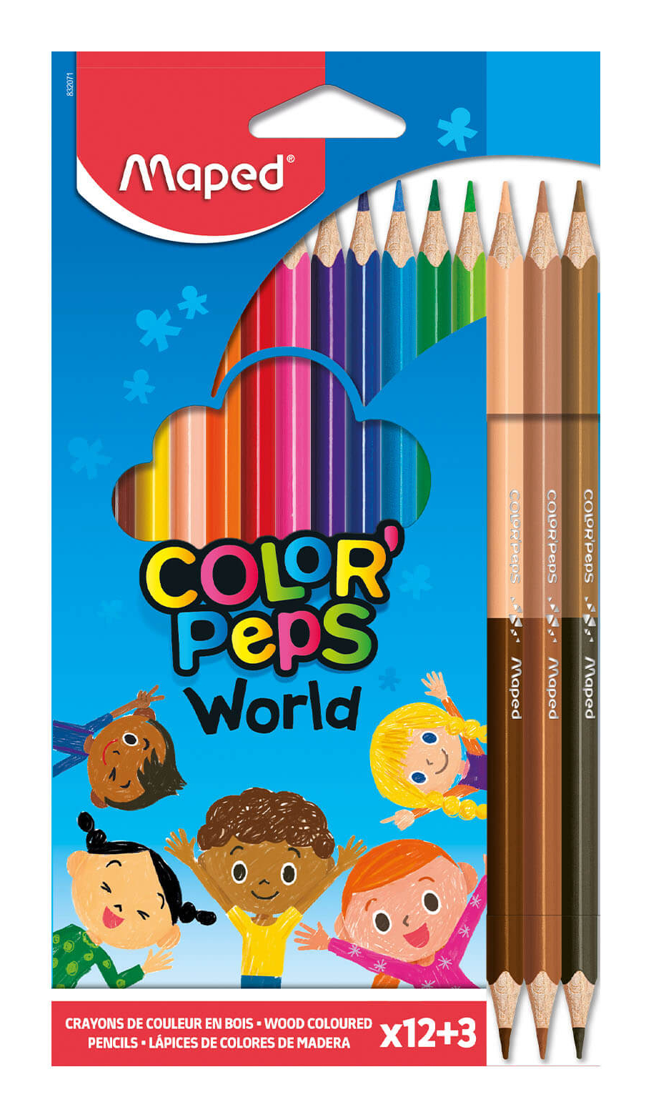 ColorPeps 832071 lápiz de color Colores surtidos 15 pieza(s)