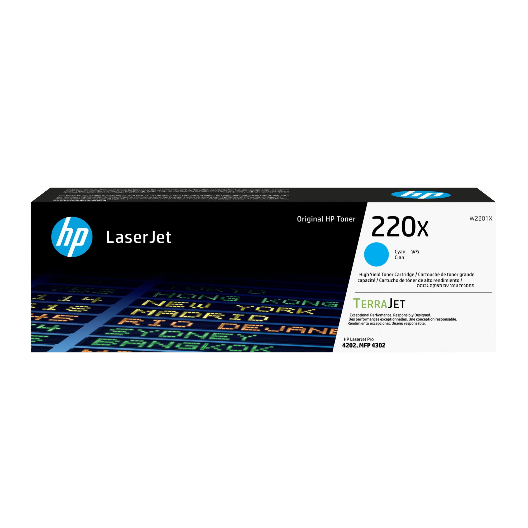 Cartucho de tóner Original LaserJet 220X cian