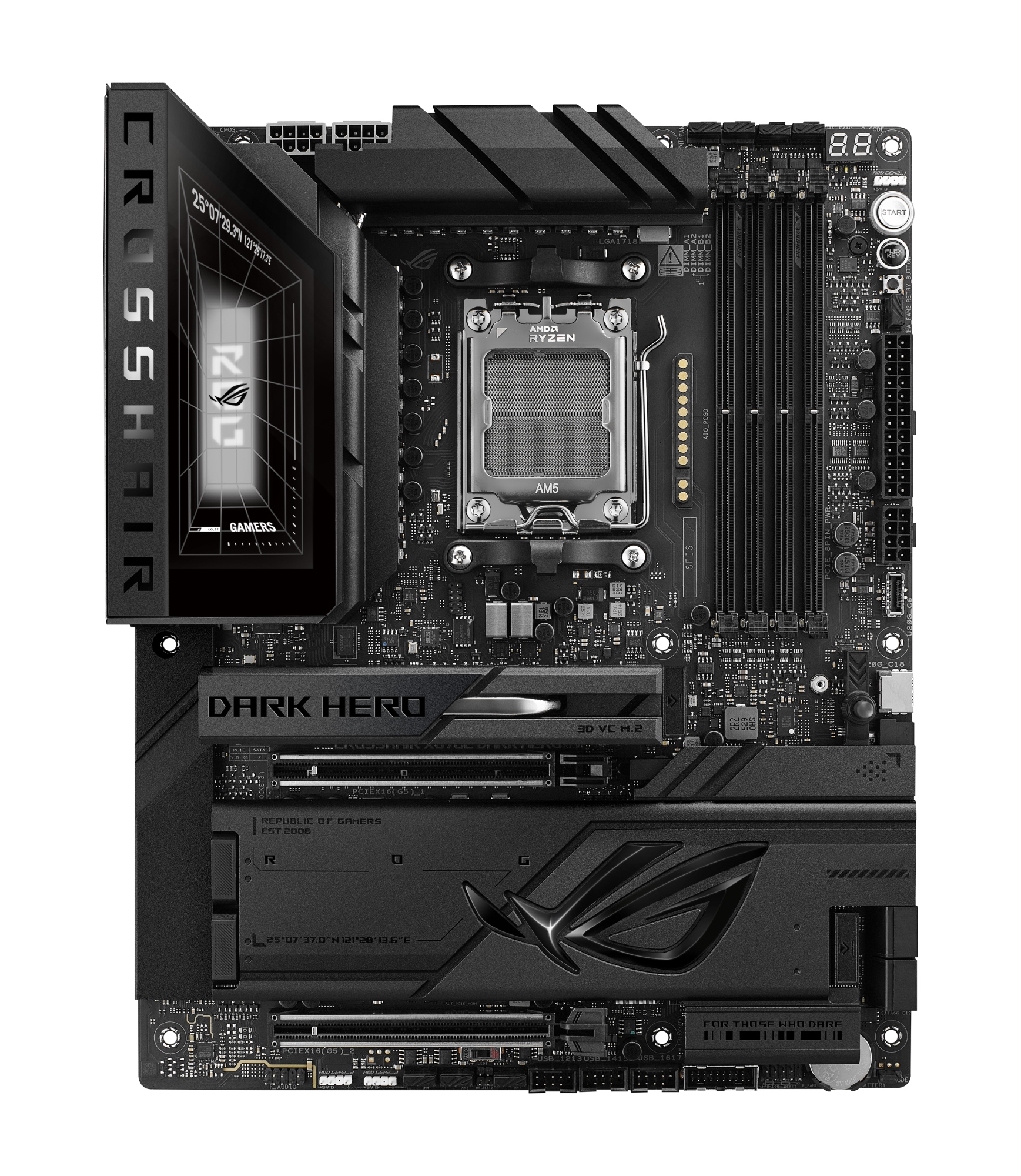 ROG CROSSHAIR X870E DARK HERO AMD X870E Zócalo AM5 ATX