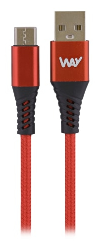 WTCUSB02RD cable USB 2 m USB C USB A Rojo