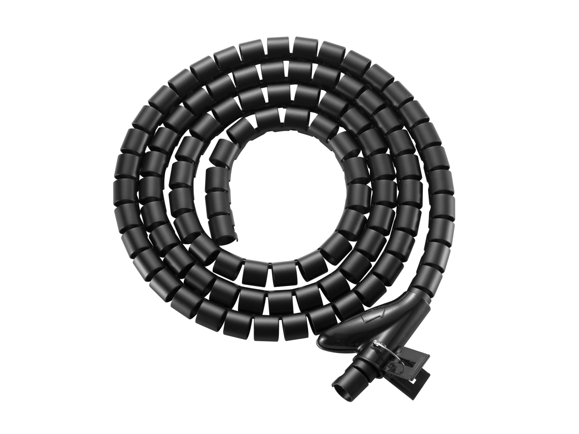 650867 organizador de cables Escritorio Pasacables Negro