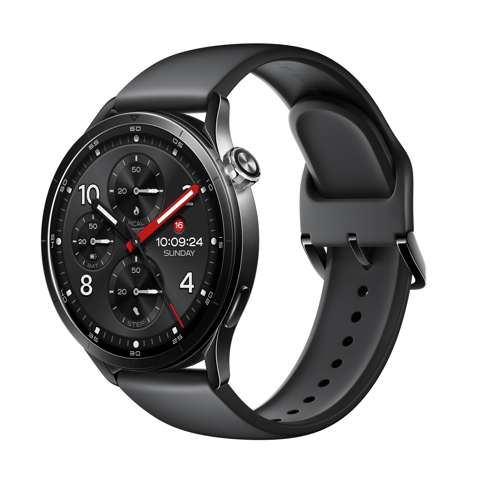Watch S5 3,76 cm (1.48") AMOLED 46 mm Digital 480 x 480 Pixeles Pantalla táctil Negro Wifi