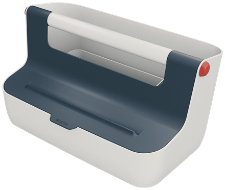 61250089 caja de almacenaje Otro Plástico Gris, Blanco
