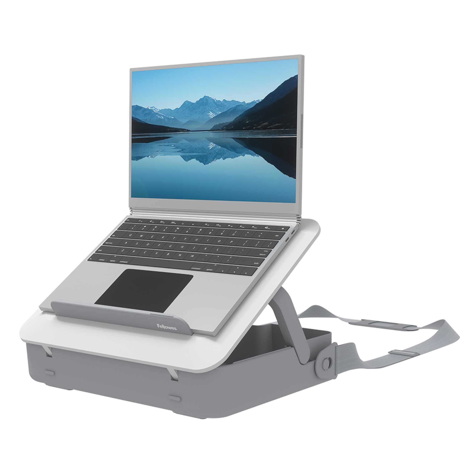 BREYTA LAPTOP STAND CARRY CASE WHITE 35,6 cm (14") Funda protectora rígida Blanco