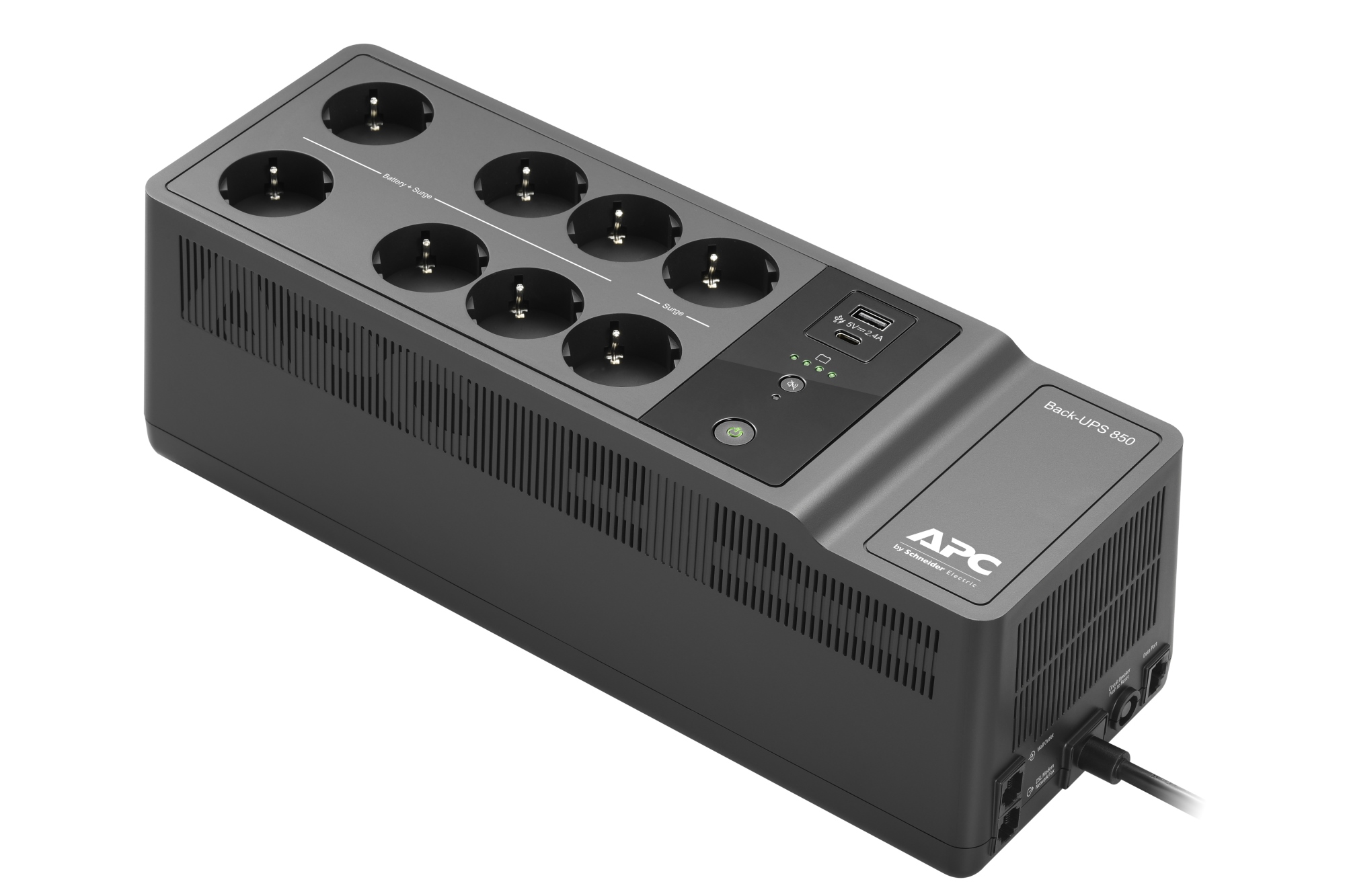 BE850G2-GR sistema de alimentación ininterrumpida (UPS) En espera (Fuera de línea) o Standby (Offline) 0,85 kVA 520 W 8 salidas AC