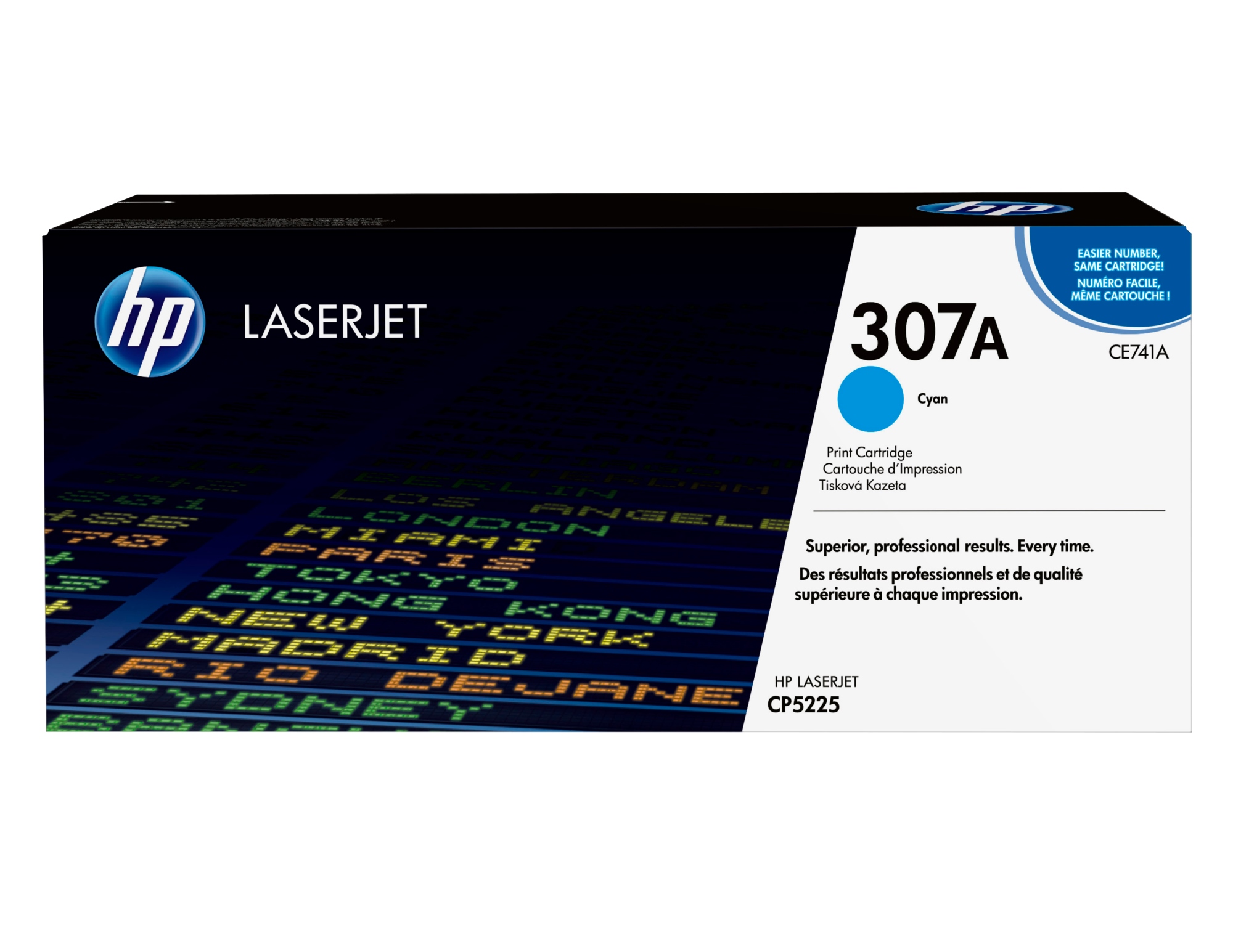 Cartucho de tóner original LaserJet 307A cian
