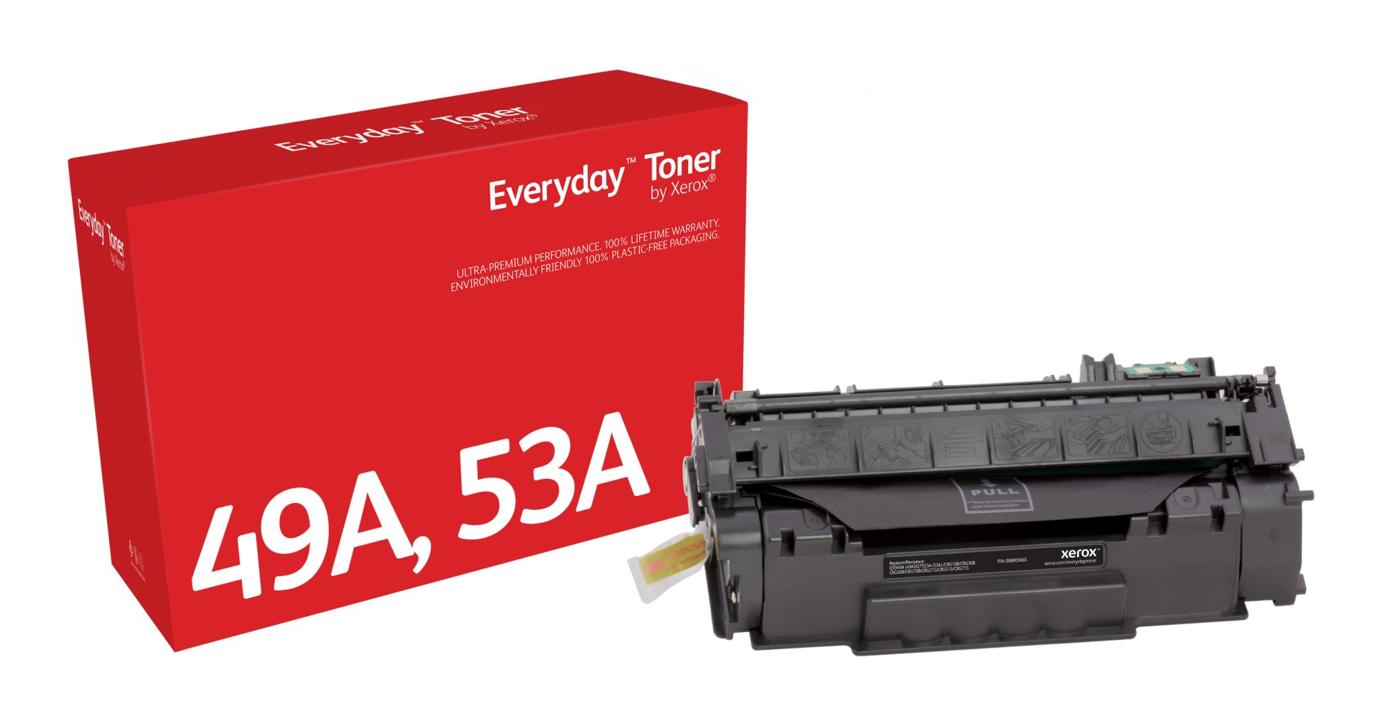 Everyday Toner Everyday Negro di Xerox compatibile con HP 49A 53A (Q5949A/ Q7553A), Capacidad estándar