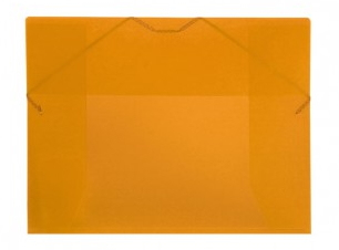 2034K52 carpeta Polipropileno (PP) Naranja, Translúcido A3