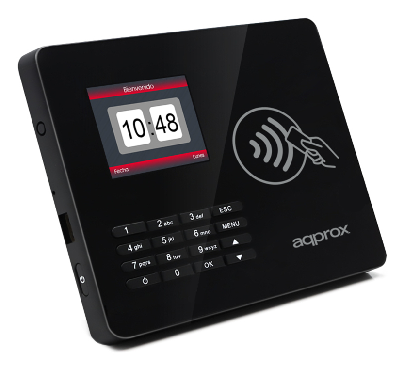 appATTENDANCE02NF Lector básico de control de acceso Negro