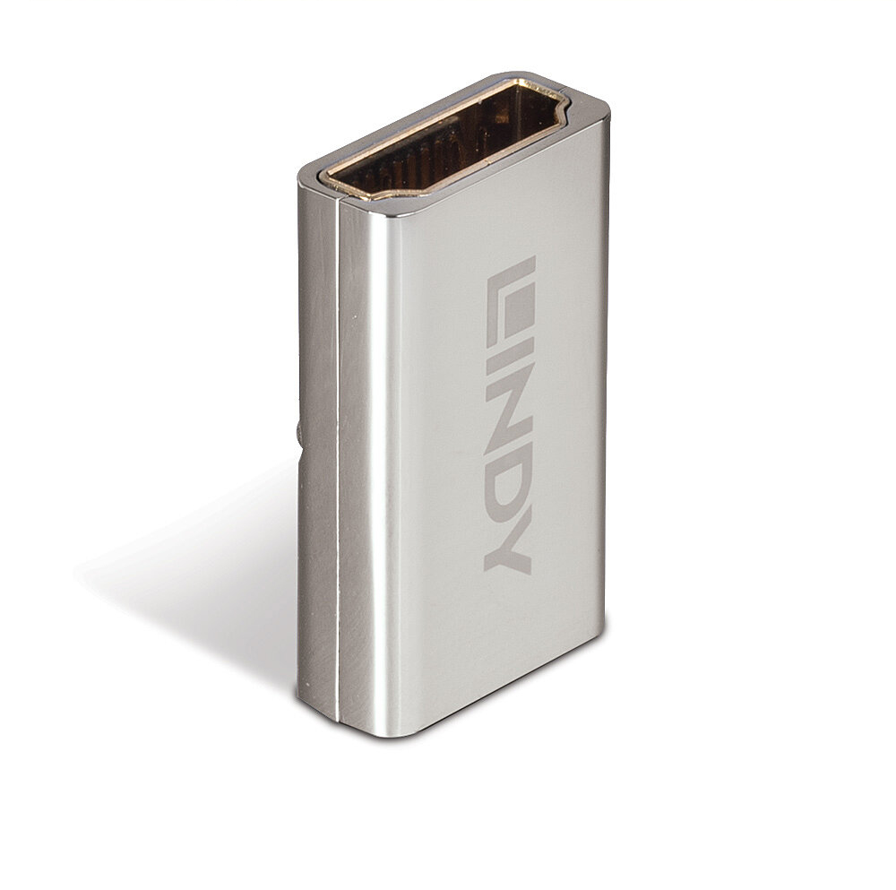 41511 cambiador de género para cable HDMI 2.1 Plata