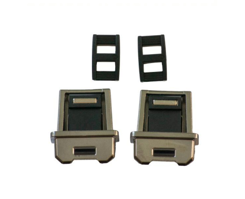 SG-ET6X-DCLIPS-01 accesorio para funda de tableta Clip de fijación Negro, Acero