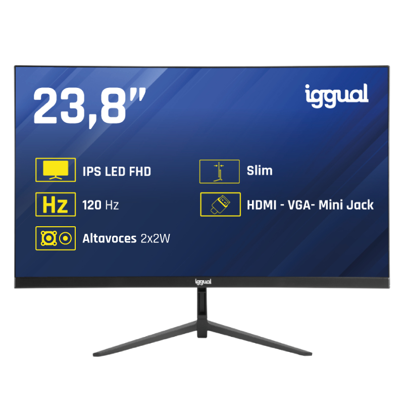 Monitor 24" IPS 1ms FHD 120Hz VGA HDMI +Altavoces