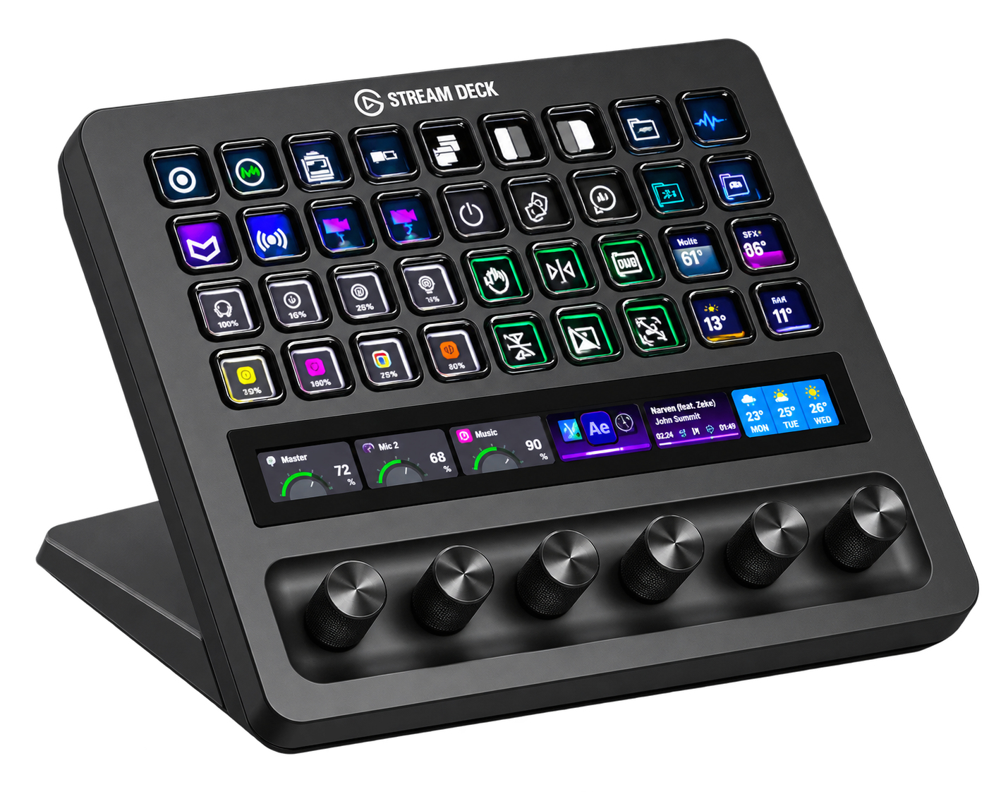 Stream Deck + XL Negro 36 botones